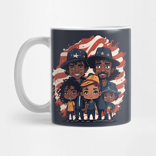 Patriotic American Family by By_Russso